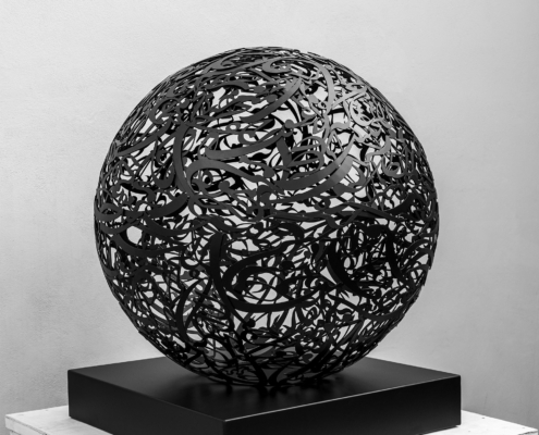 Alireza Astaneh-The Sculpture Garden series-No15